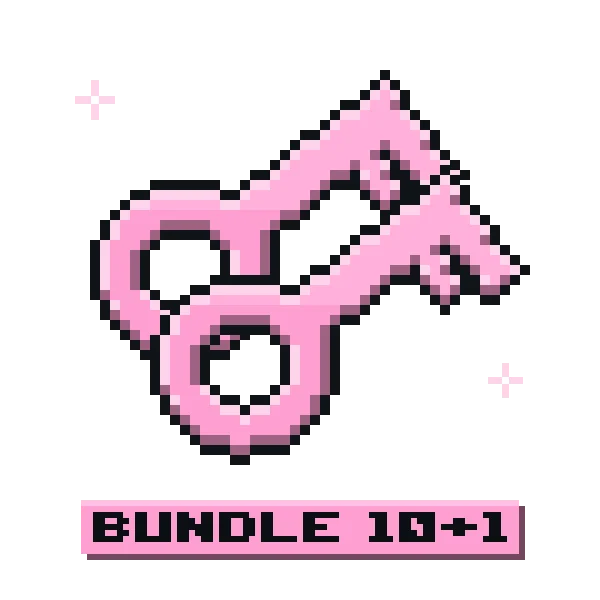 กุญแจ Bunny Bloom Bundle 10+1