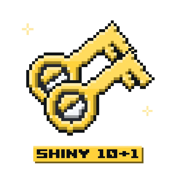 กุญแจกล่อง Shiny · Shiny Pokémon Key 10+1